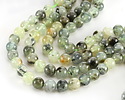Green Tourmalinated Quartz (B) Round 8mm
