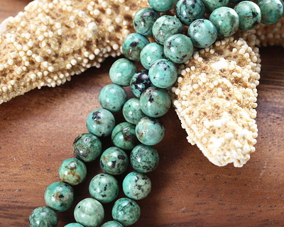 African Turquoise (AAA) Round 6mm Beads
