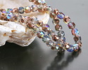 Czech Glass Crystal Vitrail w/ Copper Lantern 4mm