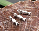 Antique Silver (plated) Tiny Fish Focal 3x12mm