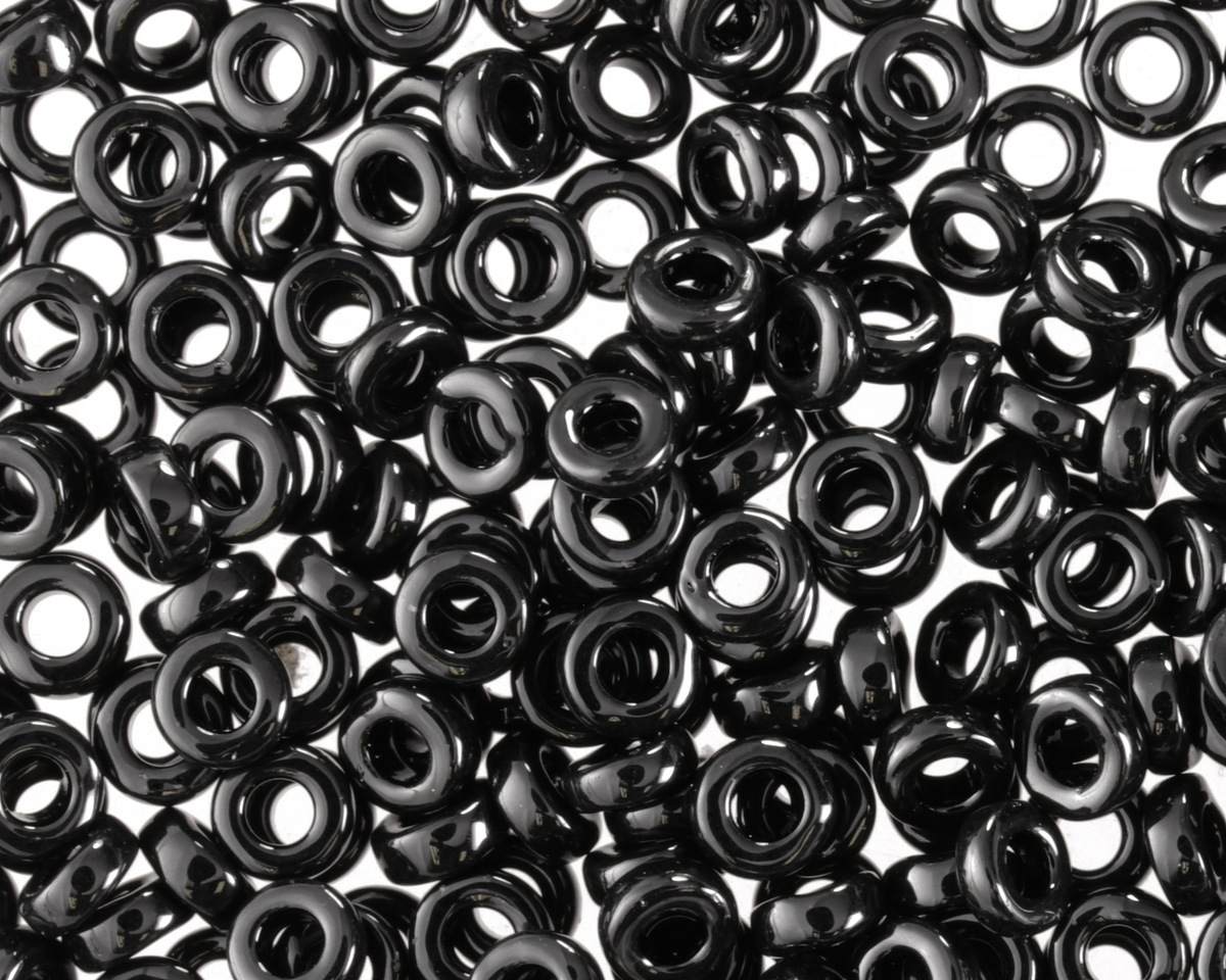 Miyuki Black Spacer Bead 3mm - 125 gram Package