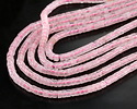 Rose Quartz Heishi 2x4mm