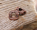 Mykonos Antique Copper (plated) Ribbed Openwork Square Frame 13mm
