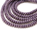 Thistle Glass Rondelle 5x8mm