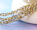 Czech Glass Twilight Crystal Fire Polished Round 4mm