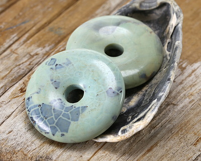 Arctic (light) Terra Agate Donut 41mm