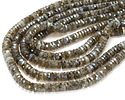 Labradorite Microfaceted Heishi 2x6mm