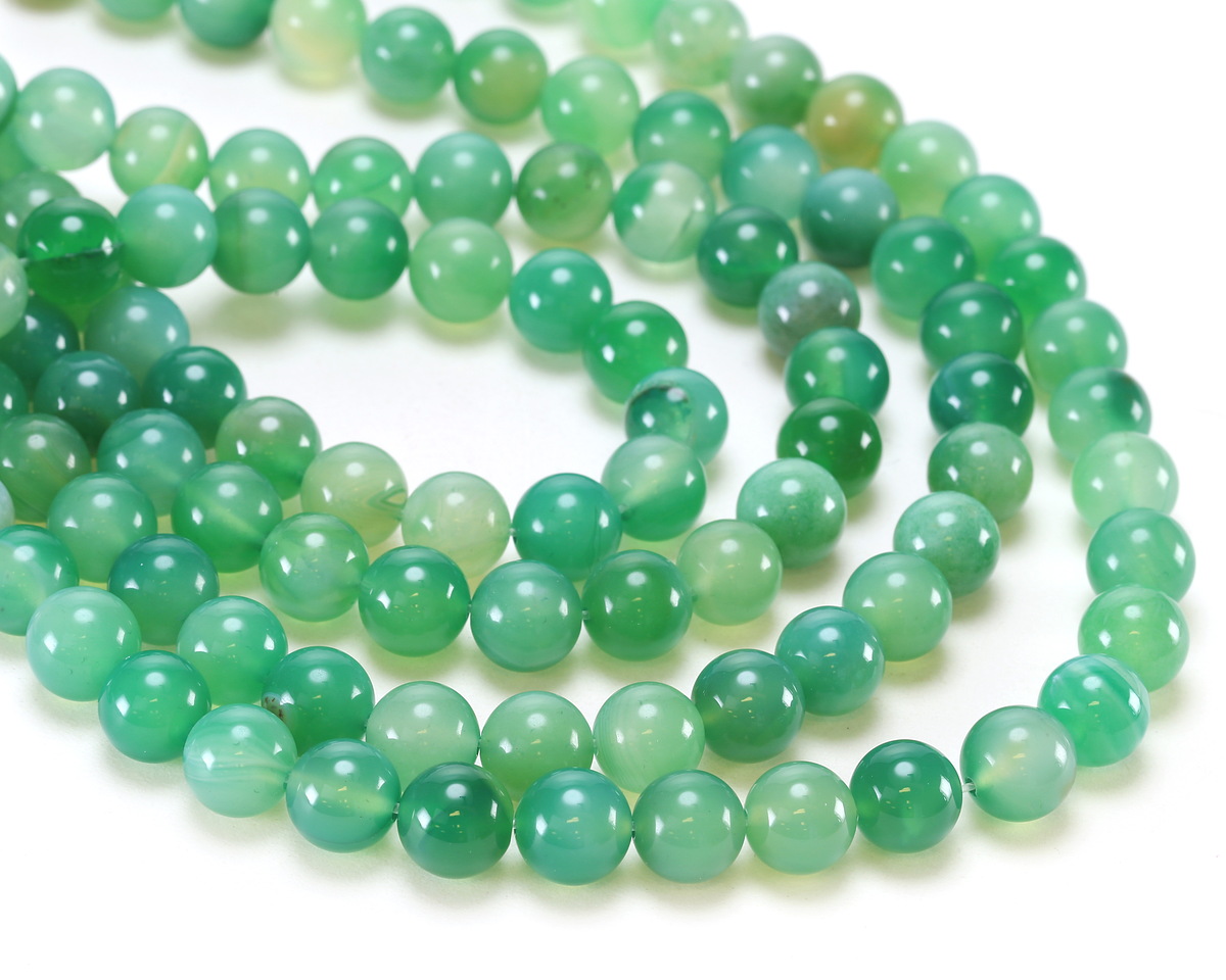 Green Agate Round 10mm