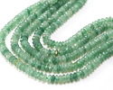 Green Aventurine Faceted Spacer Rondelle 2x5mm