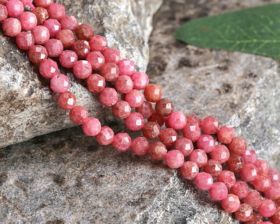 Brazilian Rhodolite Faceted Round 4.5-5mm