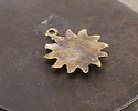 Mykonos Antique Brass (plated) Sun Face Focal 25x29mm