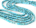 Hubei Turquoise (AAA, Blue Green w/ Matrix) Brick 2x4mm
