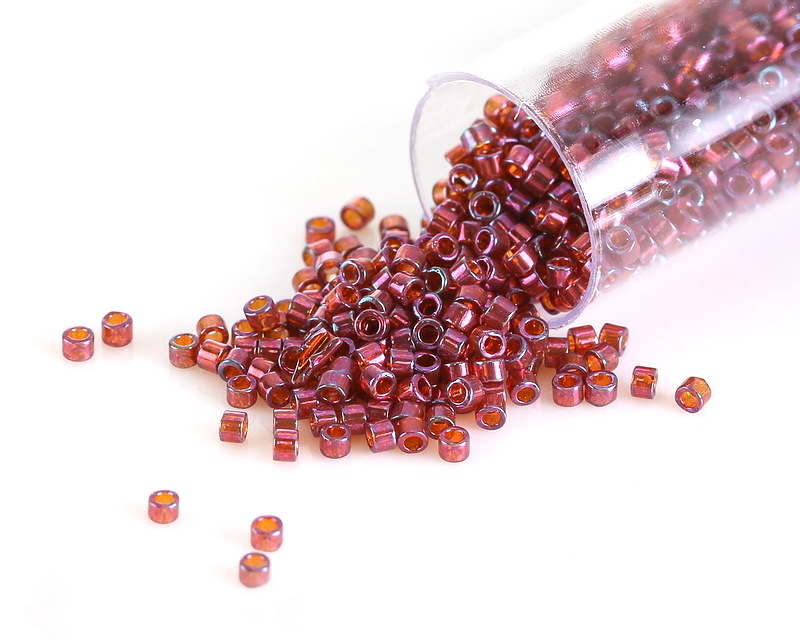 Miyuki Delica Dark Topaz Claret Luster (DB0120) 11/0 Seed Bead
