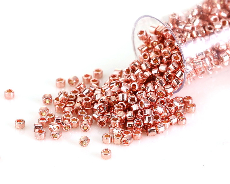 Miyuki Delica Duracoat Galvanized Bright Copper (DB2503) 11/0 Seed Bead