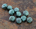 Mykonos Copper (plated) Patina Folksy Heart Bead 7mm