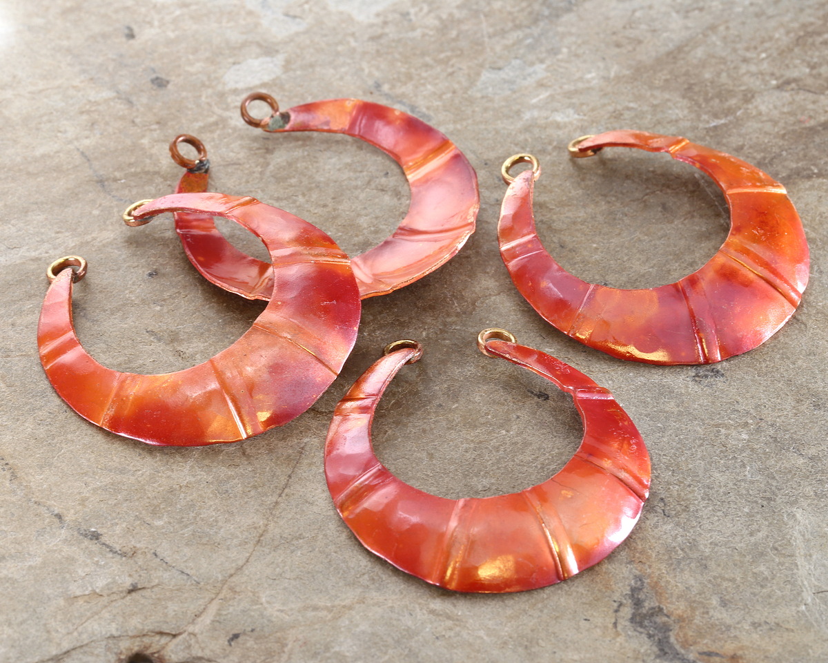 Patricia Healey Copper Crescent Focal Link 42x44mm