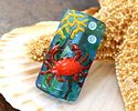 Grace Lampwork Red Crab Kalera 26-27x38-39mm