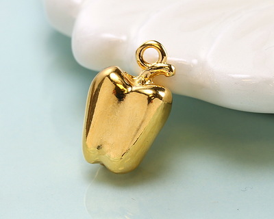 24K Gold (plated) Bell Pepper Focal 11x18mm