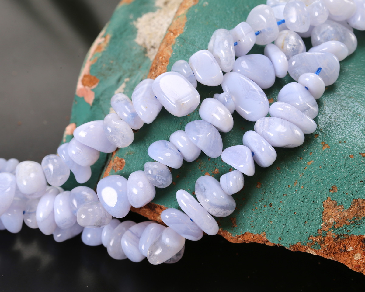 Blue Lace Agate (A) Chip 2-5x5-12mm