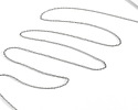 Stainless Steel Tiny Cable Chain, 1.5x1mm links, 5' Package