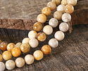 Indonesian Fossil Coral Round 10mm