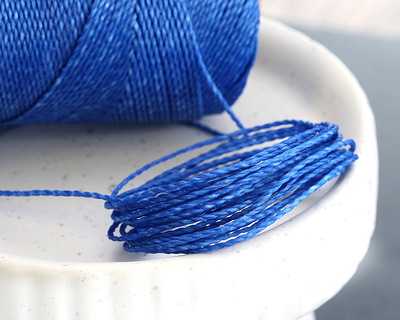 Linhasita Royal Blue (692) Waxed Polyester Cord PE-4 1mm