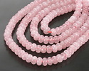 Rose Quartz Rondelle 5x8mm