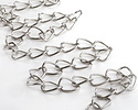 Antique Silver (plated) X-Large Oval Curb Chain
