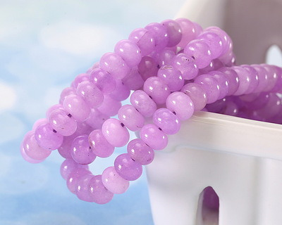 Lilac Agate Rondelle 5x8mm