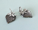 Nina Designs Sterling Silver Strawberry Charm 9x17mm