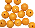Tagua Nut Gold Round 16mm