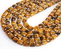 Tiger Eye Microfaceted Rectangle 10x8mm