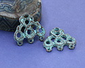 Mykonos Copper (plated) Patina Serpent Chandelier Focal Link 18x19mm