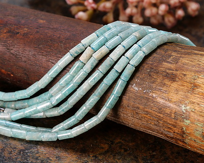 Brazil Amazonite Tube 4x2mm