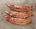 Patricia Healey Copper Big Feather Focal Link 98x26mm