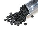 Miyuki Matte Black Spacer Bead 3mm - 250 gram Package