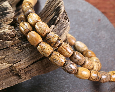 Picture Jasper Barrel 6x8mm