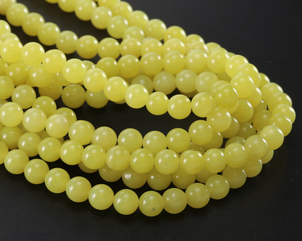 Olive Jade Round 8mm