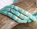 Brazil Amazonite (A) Microfaceted Rectangle 10x8mm