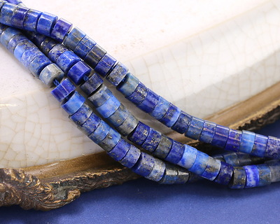 Lapis Heishi 2x4mm