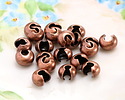 Antique Copper (plated) Crimp Cover 6mm