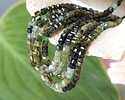Green Tourmaline Ombré Microfaceted Cube 3mm
