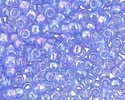 TOHO Transparent Rainbow Light Sapphire Round 8/0 Seed Bead