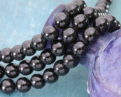 Black Tourmaline Round 10mm