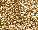 Miyuki 24kt Light Gold (plated) Spacer Bead 2.2mm