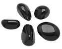 Tagua Nut Black Nugget (3-hole) 22-30x37-42mm