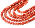 Nanhong Agate (Southern Red Agate) Round 6mm
