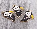 Enamel Grim Reaper Focal 17x19mm