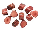 Tagua Nut Rhubarb Thick Slice 16-18x26-32mm