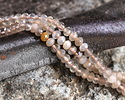 Gray Multi (light) Moonstone Faceted Rondelle 3x4mm